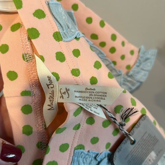 Matilda Jane size 4 Dream Chasers Dot It Out Shortie - Picture 5 of 9